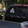 Gracie Triangle Car Window Decal Photo 2